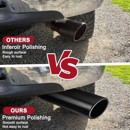 Image of 2.75 Inch Exhaust Tip, 2.75 inch Inlet 3.5 inch Outlet 12 inch Overall Length