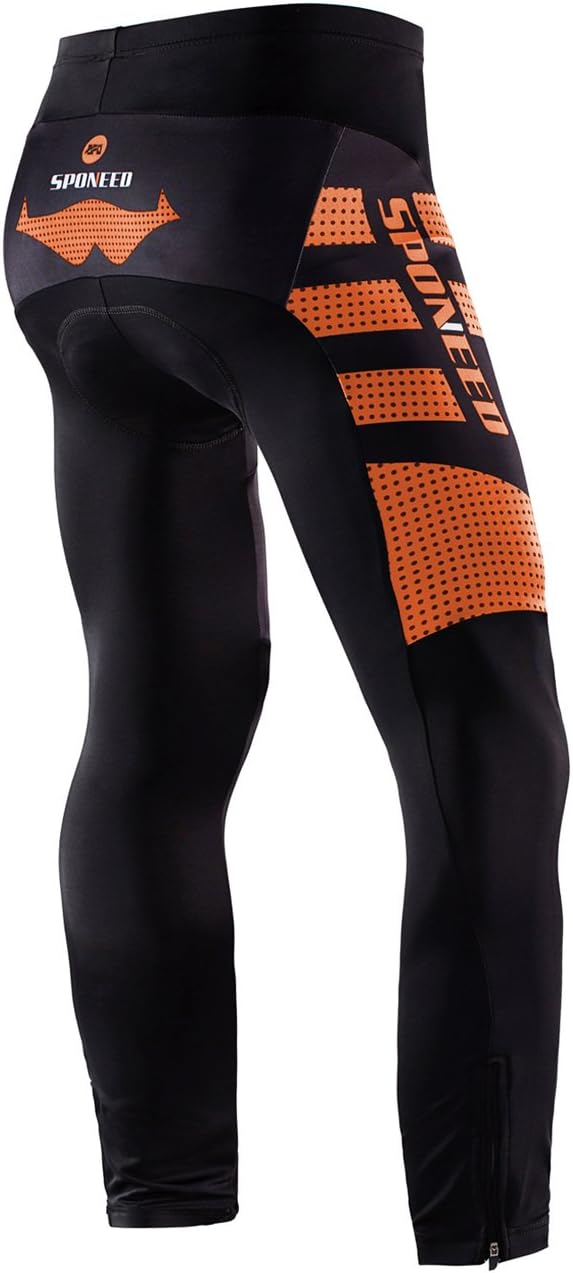 Cycling Pants for Men Road Bike Compression Tights Winter Biking Bottoms with Padding UV Proof - Image 8