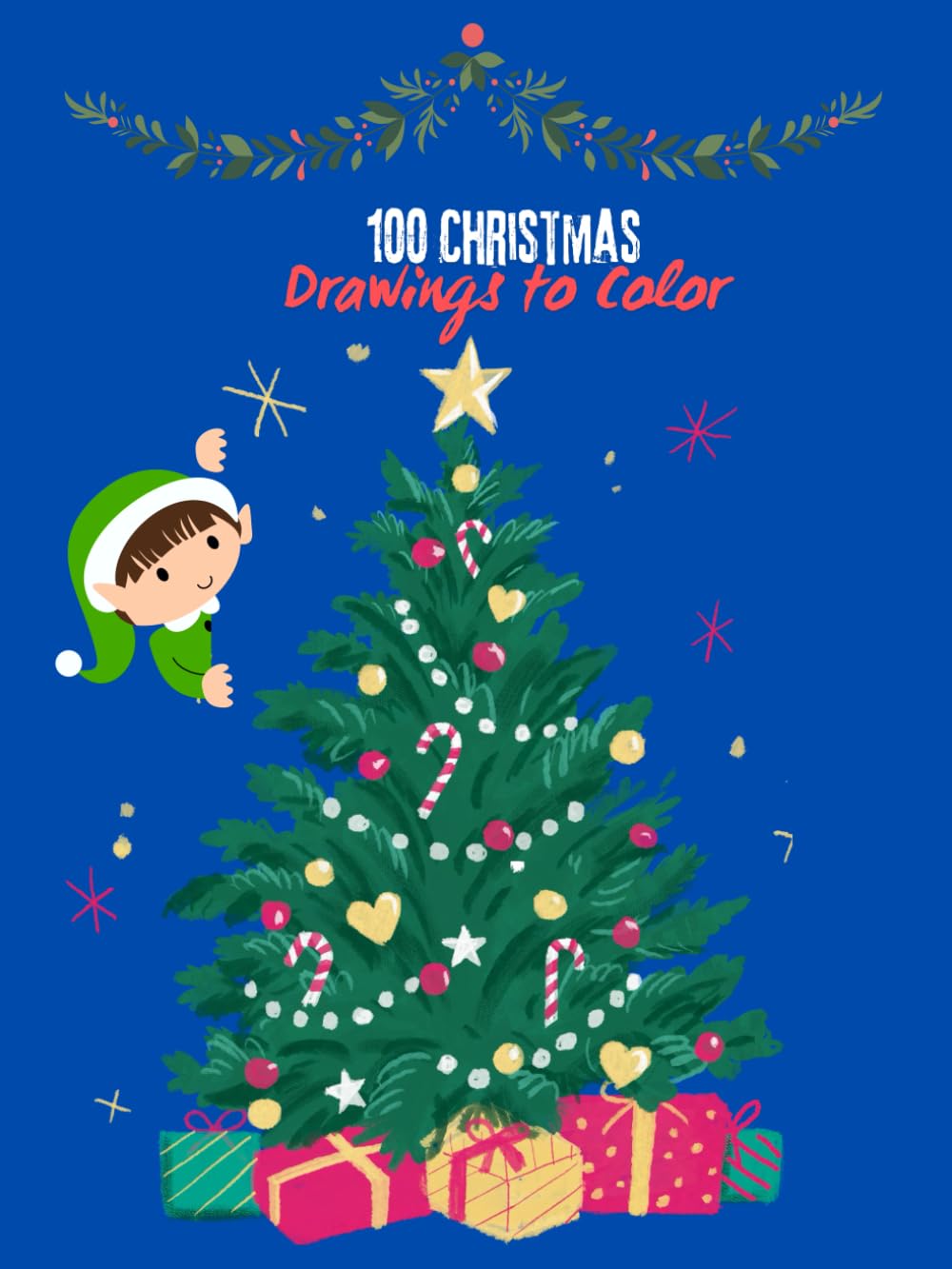 100 Christmas Drawings to Color