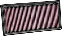 K&N Filtro de ar esportivo reutilizável, lavável para Fiat/Jeep 1.3 turbo Renegade Compass Pulse Fastback 33-5101