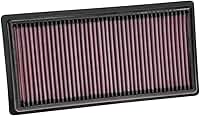 K&N Filtro de ar esportivo reutilizável, lavável para Fiat/Jeep 1.3 turbo Renegade Compass Pulse Fastback 33-5101