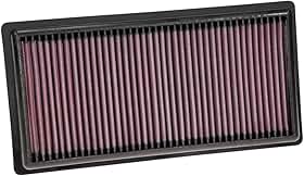 K&N Filtro de ar esportivo reutilizável, lavável para Fiat/Jeep 1.3 turbo Renegade Compass Pulse Fastback 33-5101