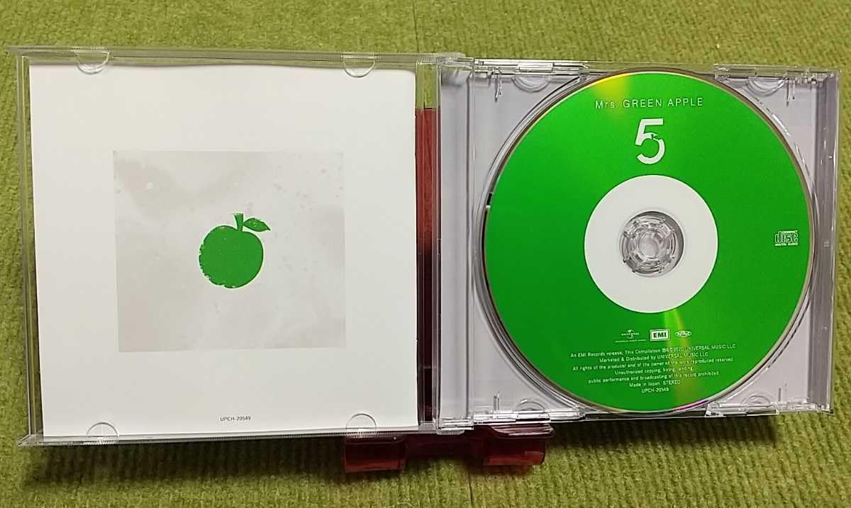 Amazon.co.jp: 【名盤！】Mrs. GREEN APPLE 5 ベストCDアルバム ミセス