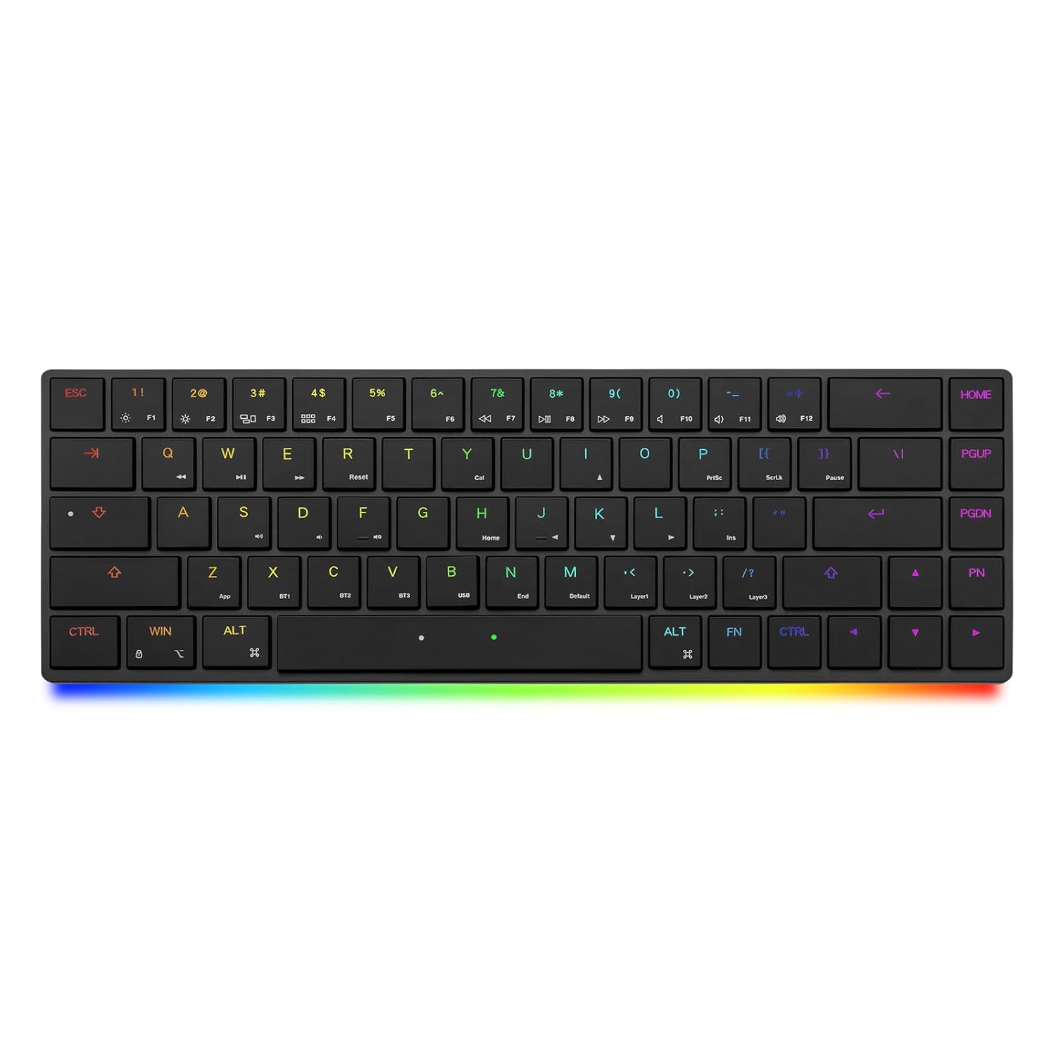 BAROCCOMiSTEL MiSTEL AIRONE BT Ultralight Ultraslim Mechanical Keyboard 65 Layout Cherry MX ULP Switch RGB Backlit USB-C Cable