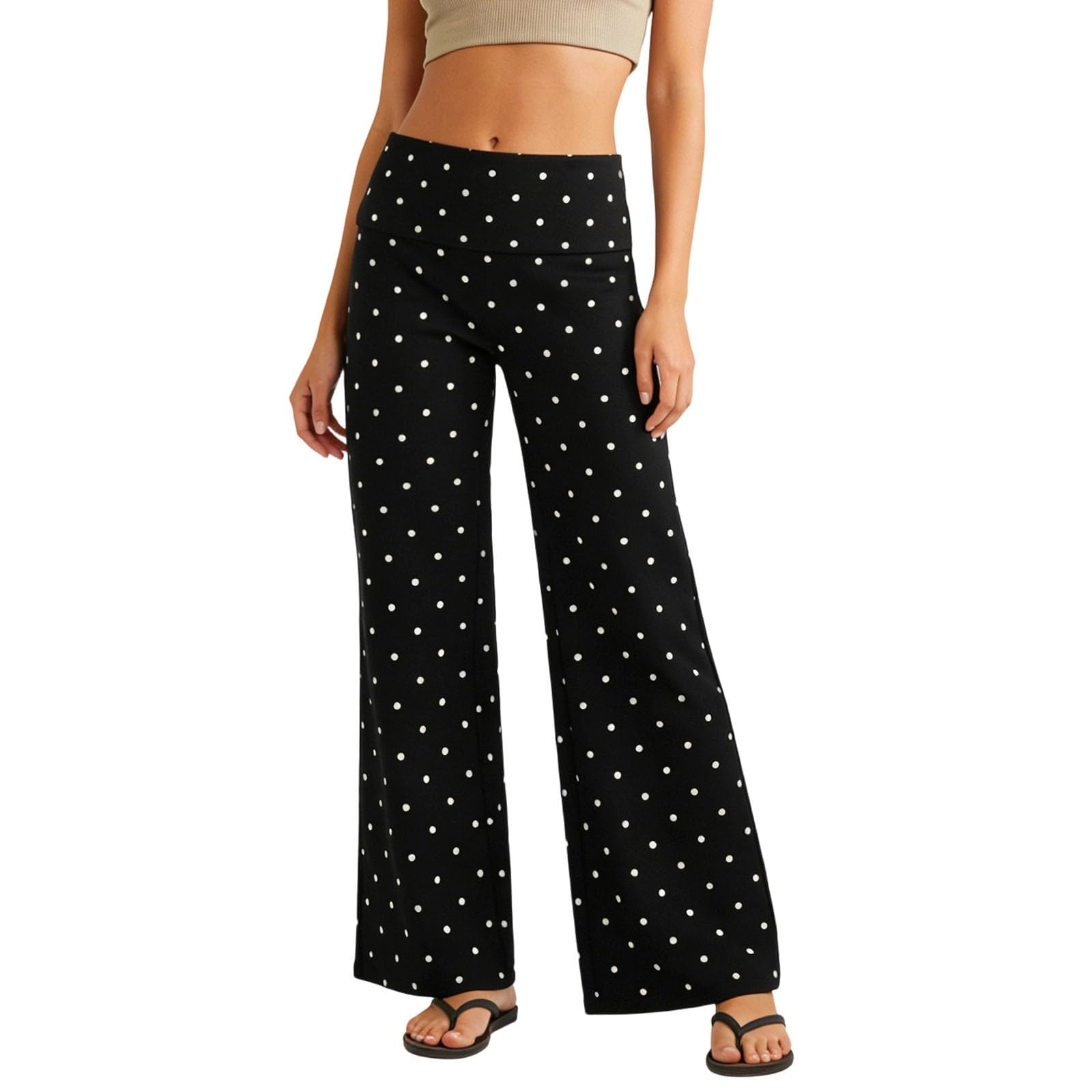 Pantalones de mujer cómodos con doble cinturilla y diseño elegante para el día a día 5