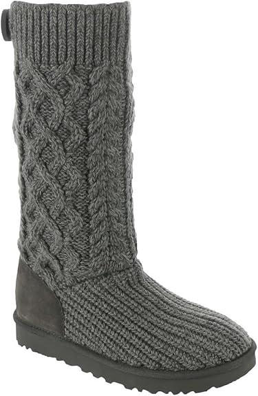 UGG womens Classic Cardi Cabled Knit Fashion Boot