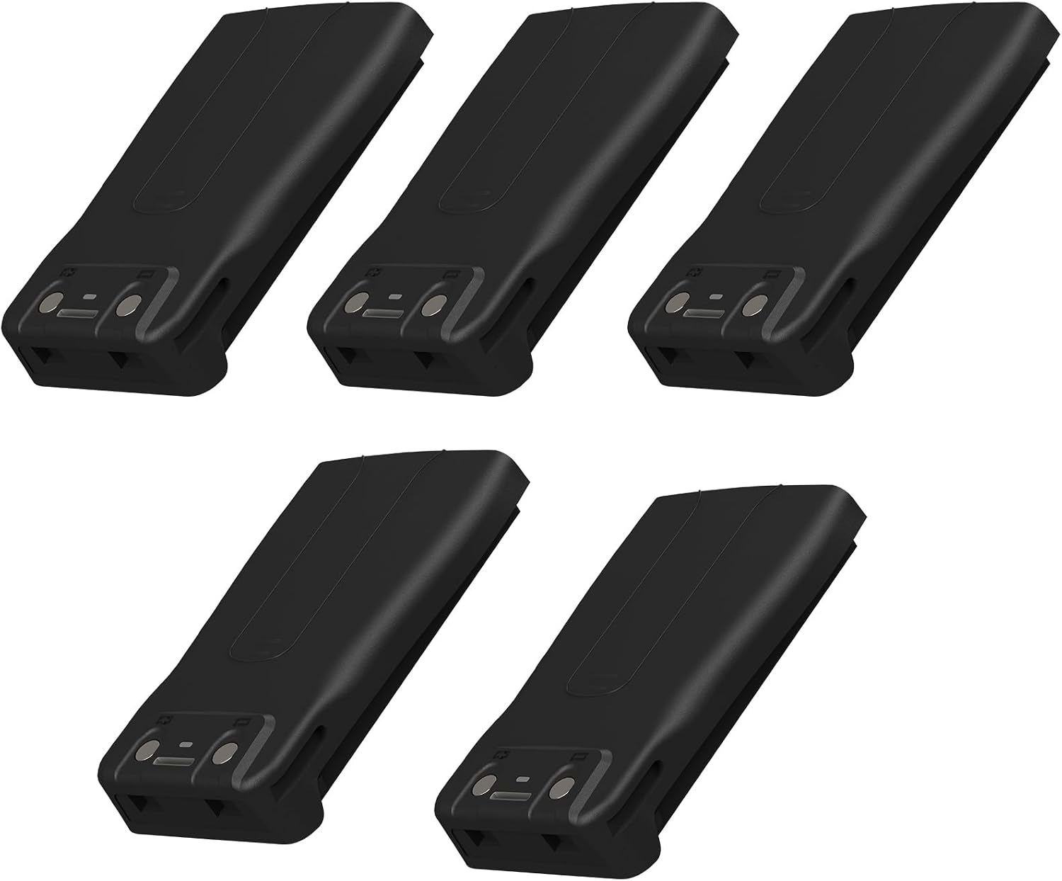 5 Pack BAOFENG BF-888S Battery 1500mAh for BF-88A Two Way Radio Li-ion Battery Type-C Charger DC 3.7V Rechargeable Battery Compatible with BF-666S BF-999S