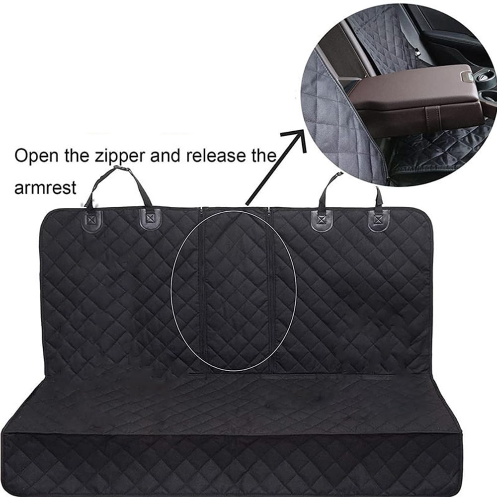 Funda Coche Perro Asiento Trasero, para Peugeot Partner Tepee 2018-2023 2024 Resistente y Impermeable, Antideslizante, Protector Coche Perros Asiento Trasero