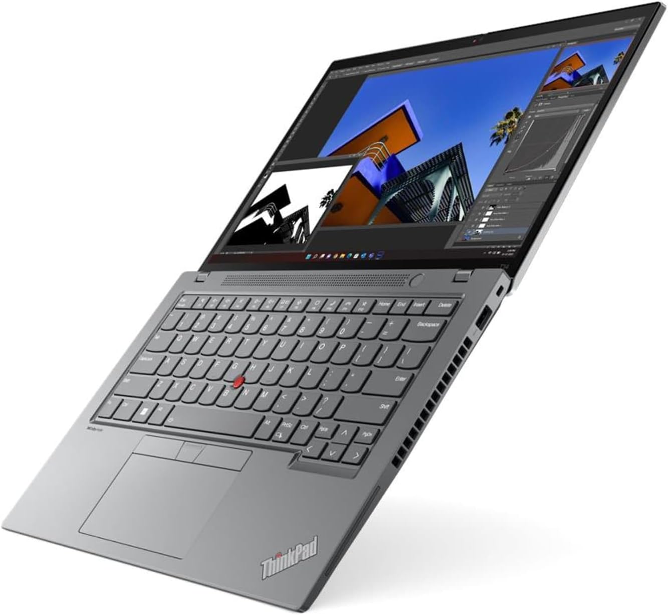 Lenovo ThinkPad T14 Gen 4 Intel Laptop (2023) | 14" 1920x1200 FHD+ | Core i5-1345U - 512GB SSD Hard Drive - 16GB RAM | 10 cores @ 4.7 GHz Win 11 Pro Black (Renewed)