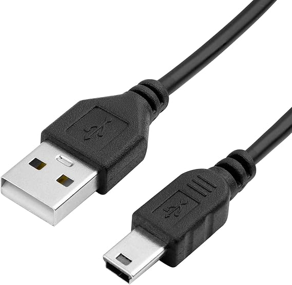 charger cable compatible for sandisk sansa clip plus gps garmin nuvi 265wt265t260w canon powershot s series ps3 slim controller mini usb power