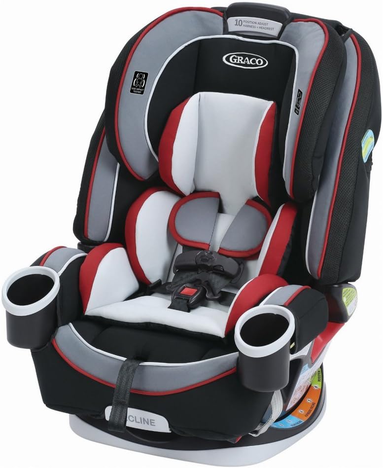 Graco 4Ever 4-in-1 Convertible Car Seat, Cougar, Infant to Toddler Car Seat, with 10 Years of Use