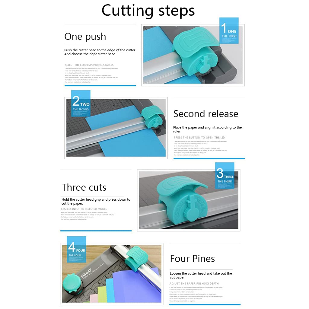 5 in 1 Papierschneidemaschine Multi-Style Musterschneider für Kopf A4 Cutter 5-in-1 Schnittmuster für C