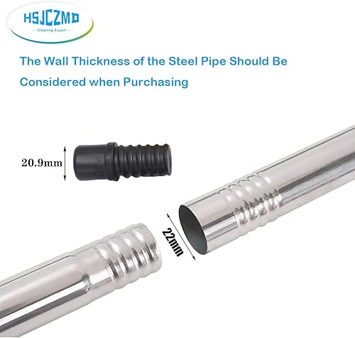 Miniatura 4 de Repuesto de punta roscada, punta de repuesto de Italia americana para poste de extensión o poste telescópico, extremo roscado adecuado para tubos de