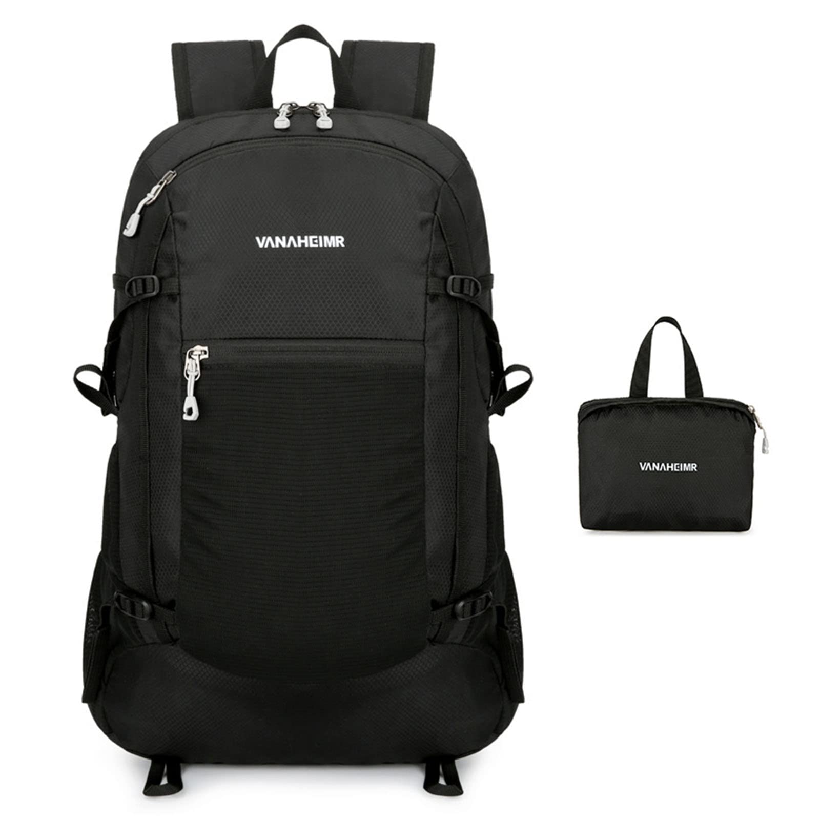 MICFENY Hiking Daypack Ultra-lightweight Packable Backpack Water Resistant Foldable Travel Daypack for Outdoor Camping Climbing