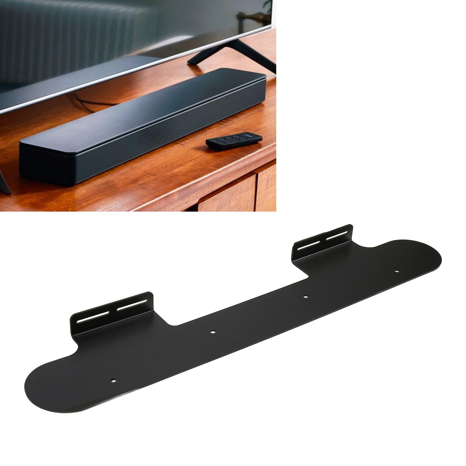 FILFEEL Soporte de Pared para Barra de Sonido Soundbar 900: Soporte de Aleación de Aluminio con Aberturas de Orificios Precisas, Fácil Instalación y Diseño Que Ahorra Espacio