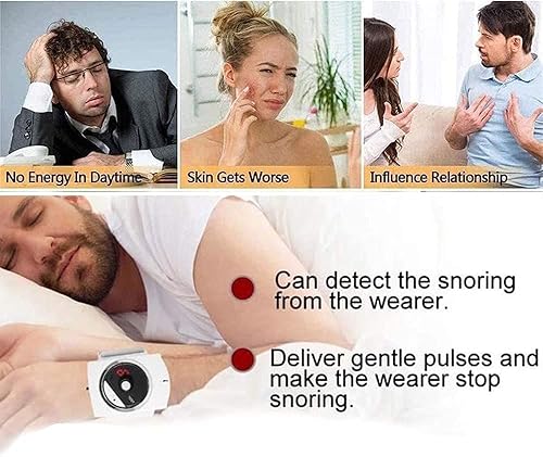 Miniatura 6 de Pulsera antironquidos de conexión para dormir, pulsera inteligente con tapón de ronquidos, dispositivo antirronquidos, haz infrarrojo antironquidos