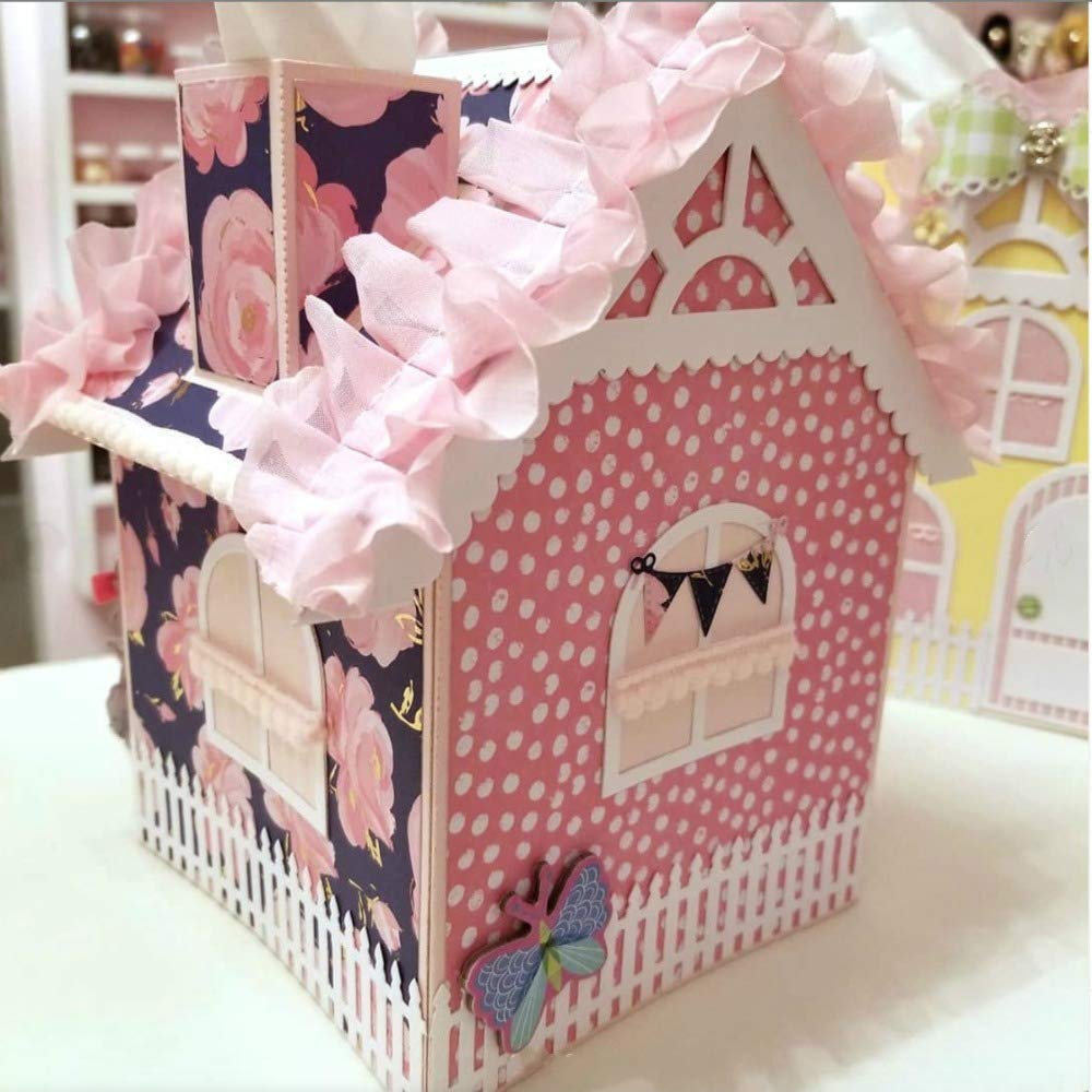 KSCRAFT 3D Big House - Troqueles de corte de metal para hacer álbumes de recortes, tarjetas, suministros de decoración divertidos para niños