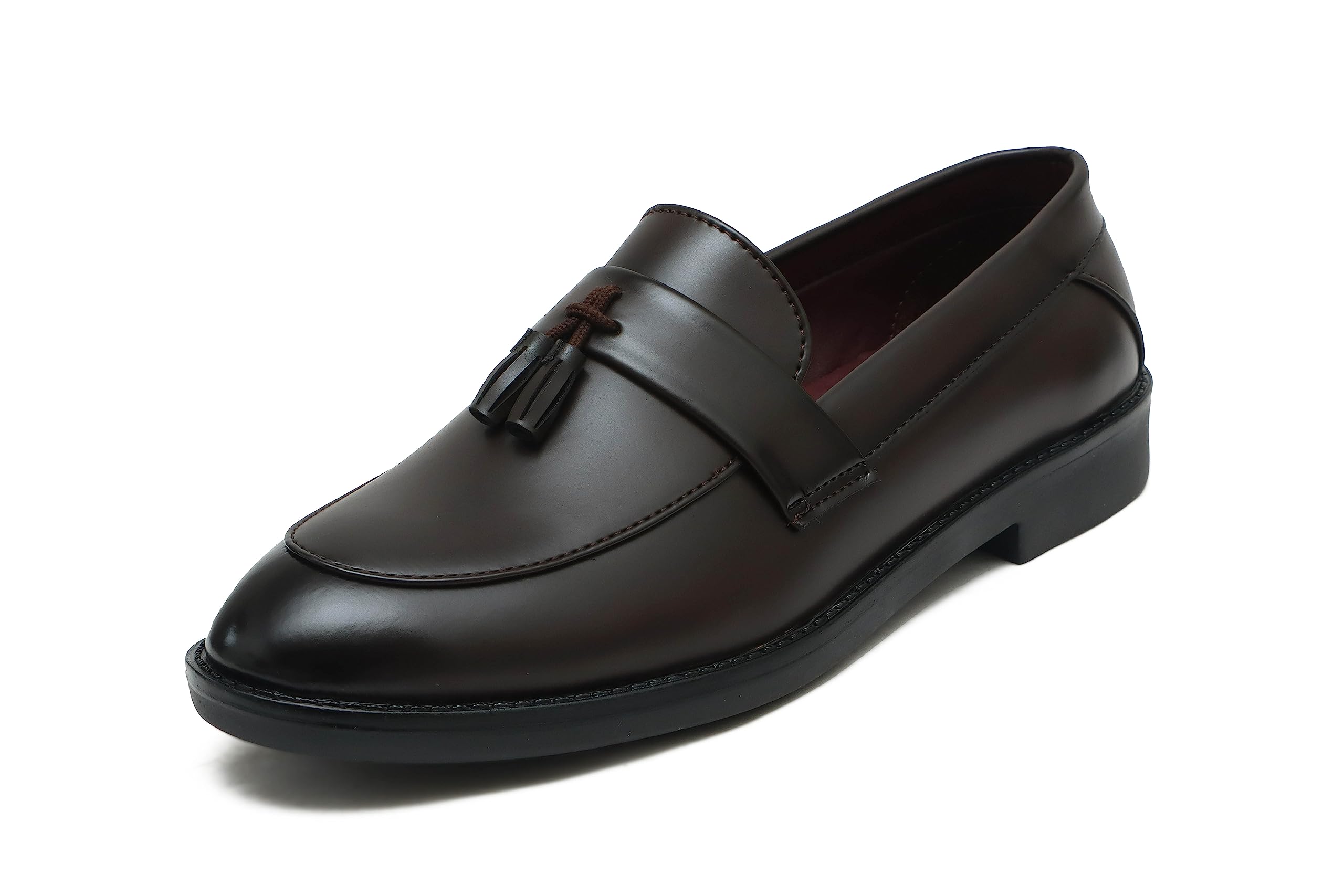 FLASHING SHOES Brown Synthetic Loafers for Men - 07 UK (B0BCQ4LPVG) Amazon Price History, Amazon Price Tracker