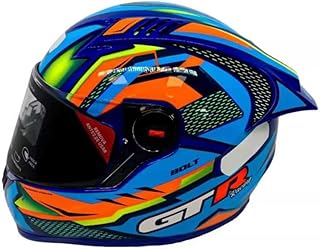 CAPACETE FW3 BOLT GTRACING C/ÓCULOS INTERNO 58