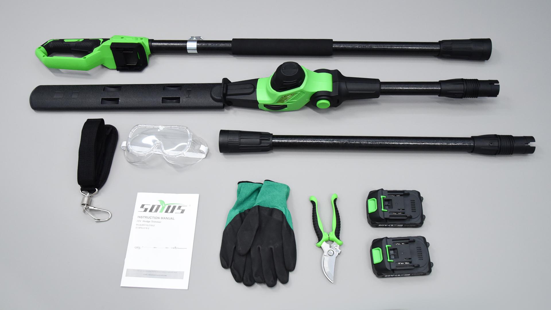 Amazon.com : SOYUS Pole Hedge Trimmer Cordless, 18-inch Electric