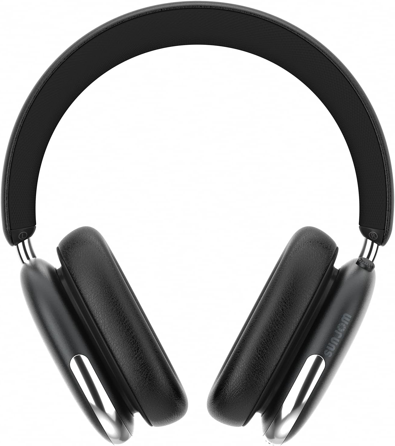Freepods Over-Ear Bluetooth Headphones with Mic,120 Hour Playtime Active Noise Cancelling,Hi-Res Audio,Wireless ANC Headset, Android Compatible - Black