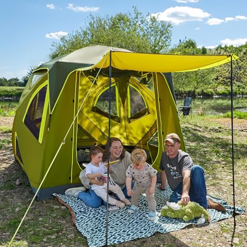 Carpa pop-up para camping 4 personas 96x96x80 pulg