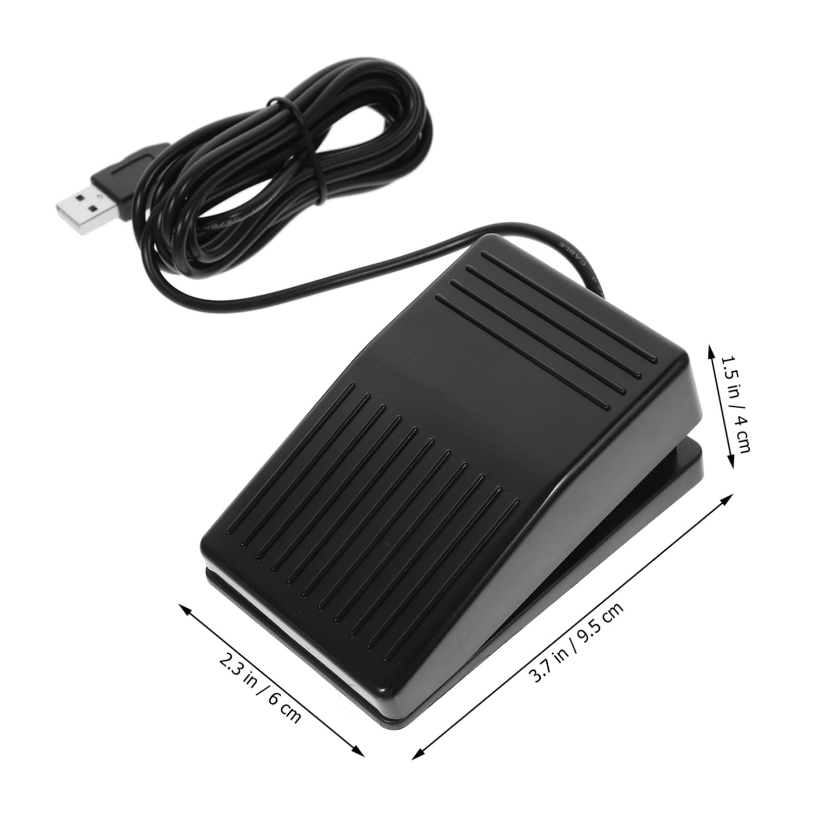 OFFSCH Foot Pedal Footswitch Single Pedal Foot Pc Laptop Keyboard Footswitch Sturdy Plastic Constructi