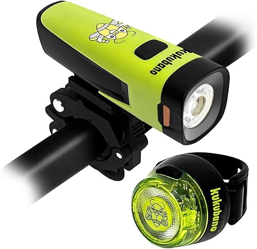 Miniatura 1 de LED Bike Light Set, USB Rechargeable Headlight and Taillight, Waterproof for E-Bikes, Scooters, and Mountain Bikes