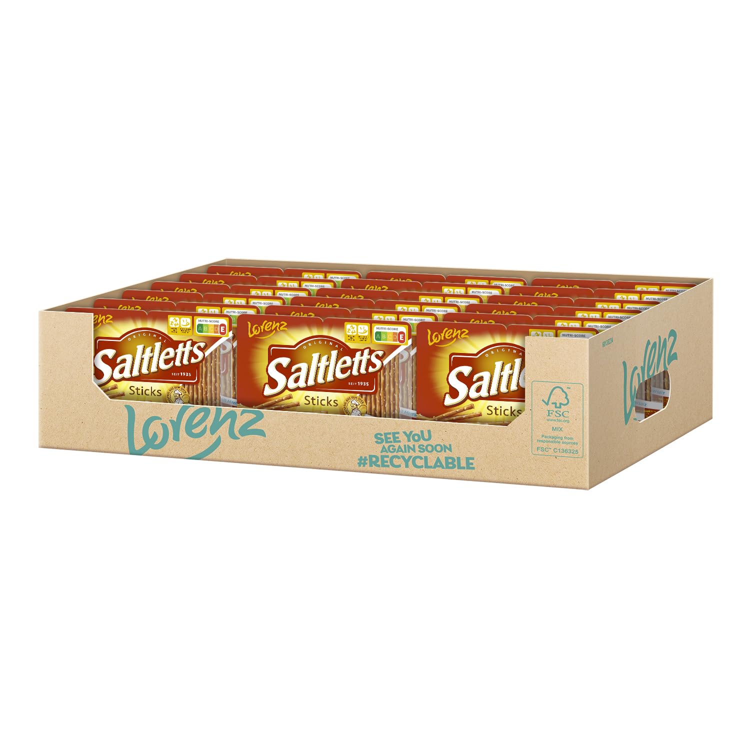 LORENZ | Saltletts Sticks Classic | 18 x 250 g | vegan