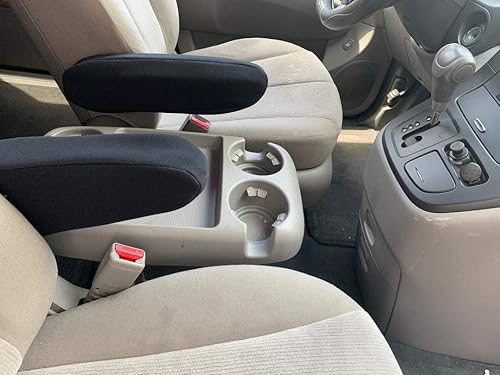Fundas para reposabrazos de automóvil, tela de neopreno, compatible con Mazda 5 Van 2007-2014 con reposabrazos plegables en asientos de cubo, 1 par