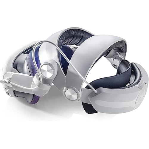 Head Strap with Battery for Meta Quest 3/Quest 3S, Adjustable Elite Strap for Enhanced Comfort and Playtime in VR, Fast Charging and Counter Balance for Quest 3/Quest 3S Accessories