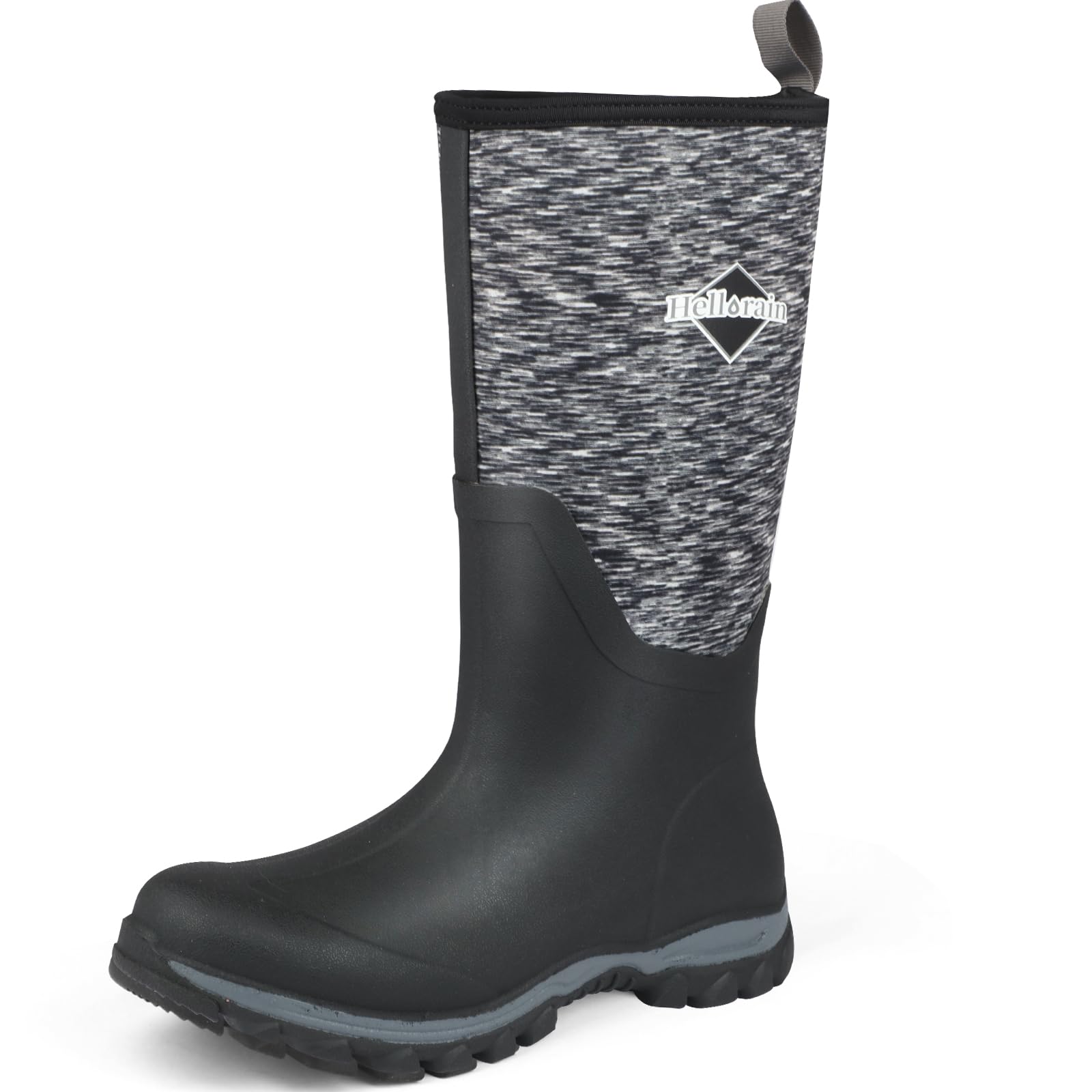 Hellorain Neoprene Rubber Waterproof Outdoor Rainboots Professional Non-slip Lightweight Breathable Womens Rain Shoes Suitable for Farms Fish Ponds
