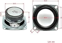 Vista 3 de Gikfun 2" 4Ohm 3W Full Range Audio Speaker Stereo Woofer Loudspeaker for Arduino (Pack of 2pcs) EK1725