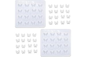 Mini Silicone Molds for精致 Jewelry Making : Butterfly Silicone Resin Molds for Jewelry