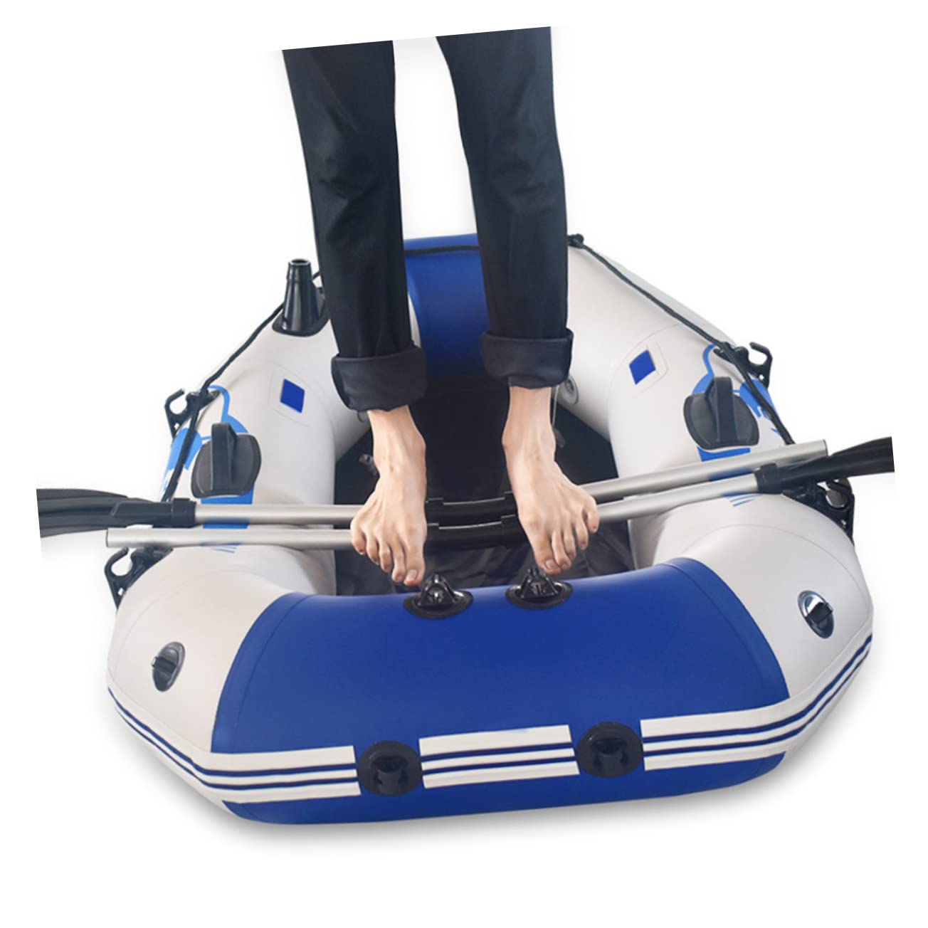 INOOMP Kayak in Lega di Alluminio 4 Pezzi Barca Staccabile Adatta per Kayak Canoa Canottaggio Leggero - Maniglia