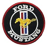 Ford Mustang Embroidered Iron on Patch