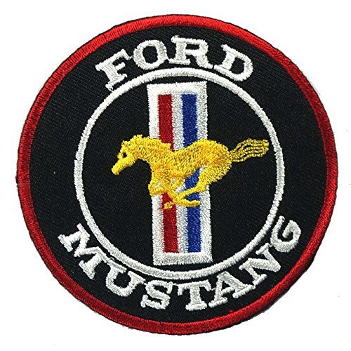 Ford Mustang Embroidered Iron on Patch