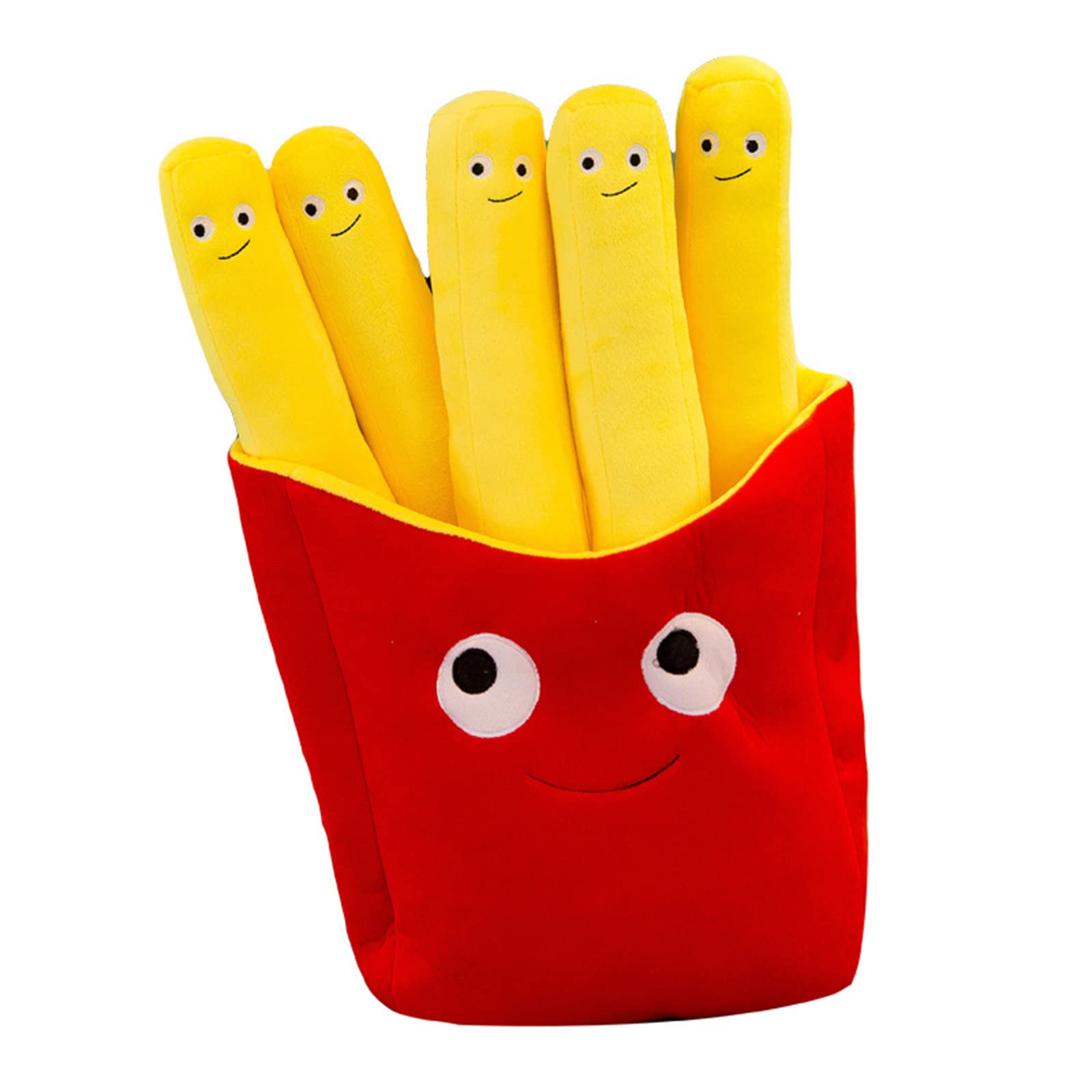 ZBELLO French Fries Plush Toy, Soft Funny Stuffed Cartoon Pillow, Sofa Decor,Cartoon Soft Toy Pillow for Kids Perfect Plush Toys, Gift for Kids and Friends (40cm,A)