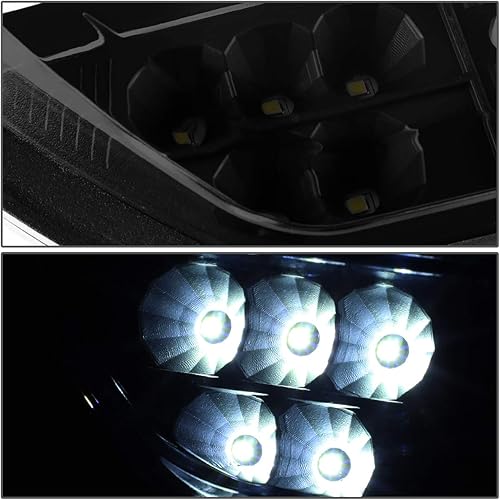Miniatura 3 de DNA MOTORING 3BL-FM15-3D-LED-BK-SM Luz de freno LED de tercera cola con carcasa negra compatible con Ford Mustang 15-18
