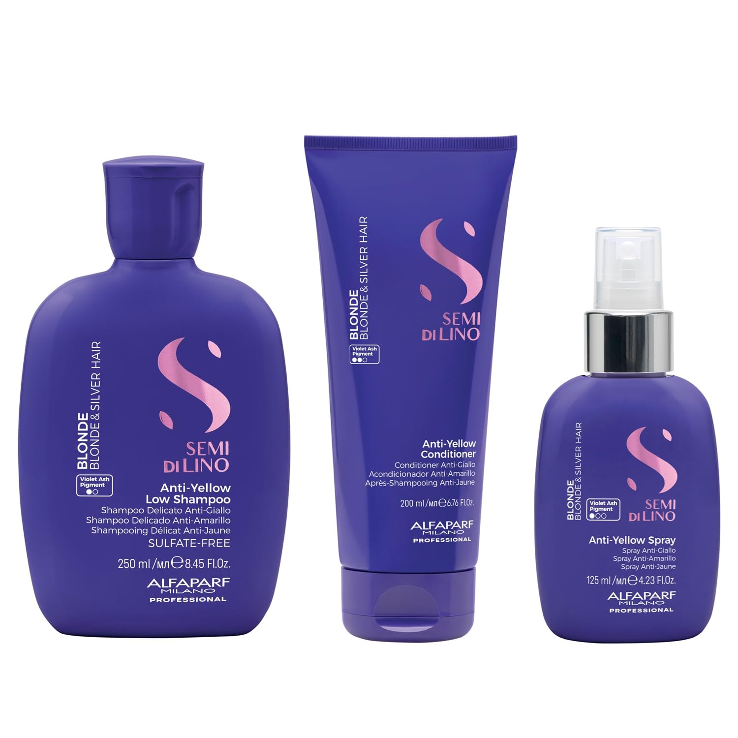 Alfaparf Milano Zestaw lnu Holiday Blonde do włosów blond i srebrnych