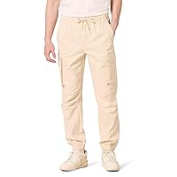 Amazon Essentials Pantaloni Jogger Cargo con Coulisse in Vita dalla vestibilità Standard Uomo