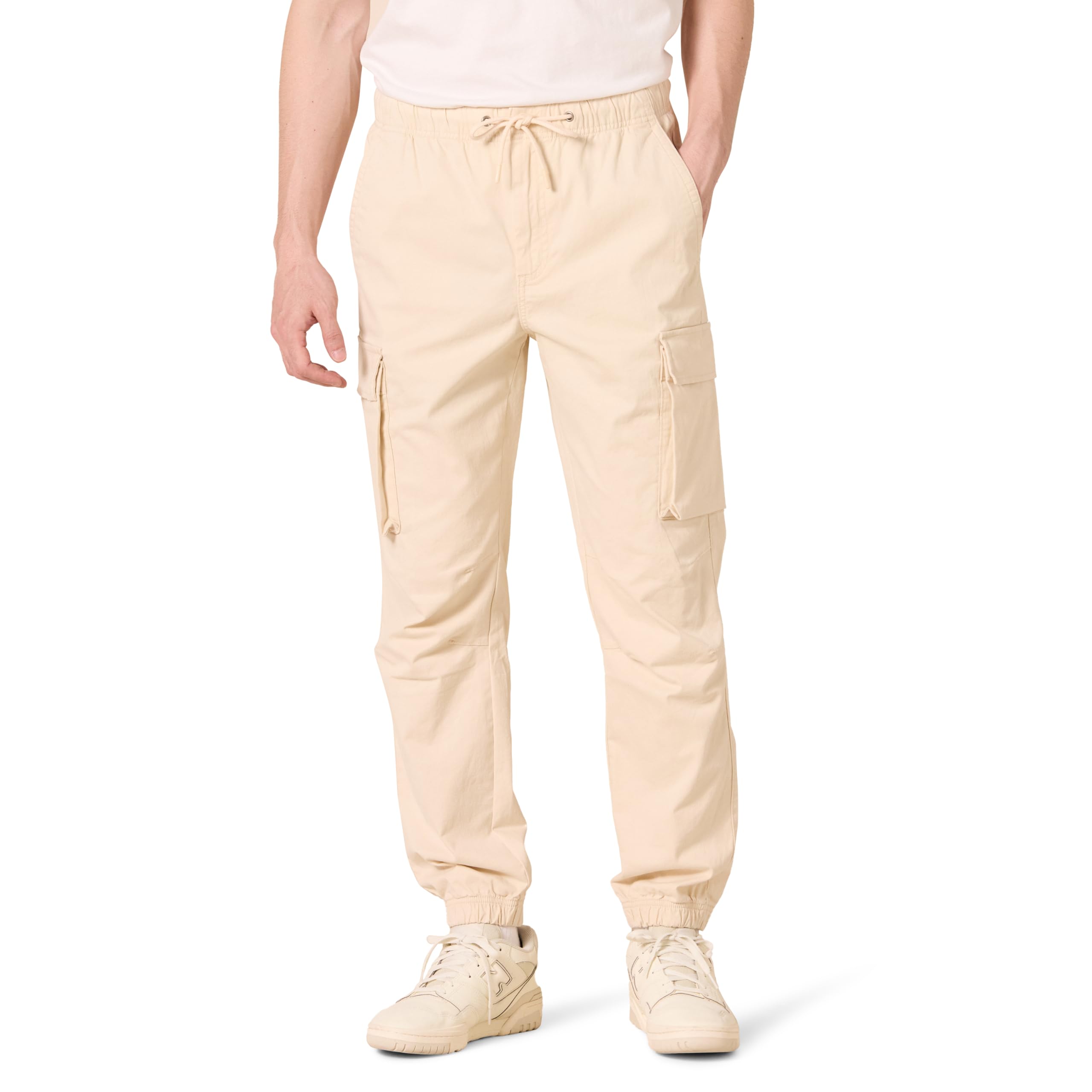 Amazon Essentials Herren Cargo-Jogginghose Mit Normaler Passform Und Kordelzug An Der Taille