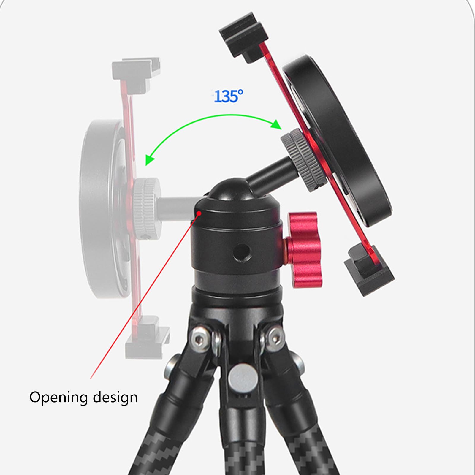 Treppiede del telefono Treppiede del cellulare con le spese Supporto flessibile per le registrazioni dello smartphone Selfie Stick