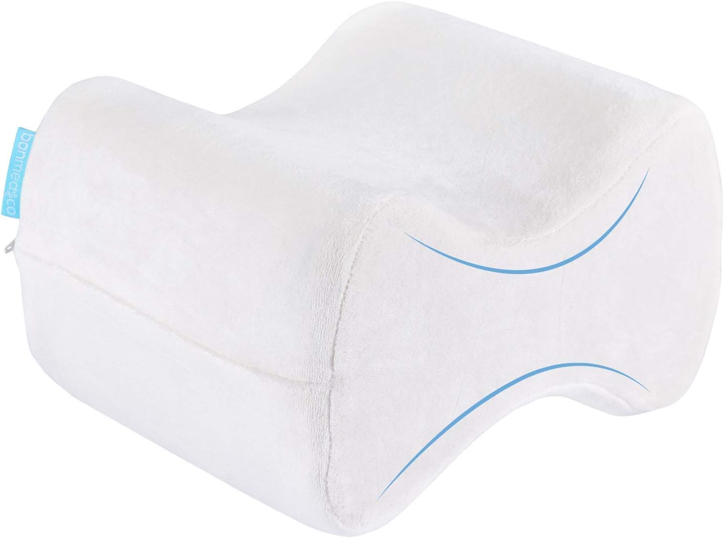 bonmedico ergonomic knee pillow for side sleepers, memory foam leg pillow, black Amazon.co.uk