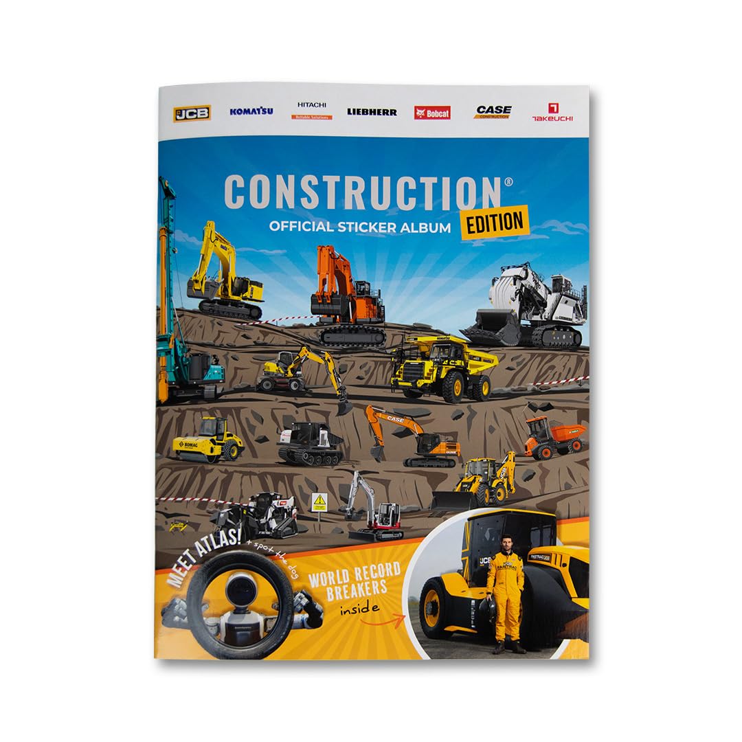 Construction Edition Official Sticker Album Starter Pack, Yellow, Eén maat - Image 3