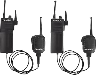 Abaodam Simulation Walkie-talkie Prom Props Toys for Kids Toddlers Toys Funny Fake Interphone Artificial Walkie Talkie Role Play Props Halloween Supply Trick Props Supplies Toy 1 Set 2pcs