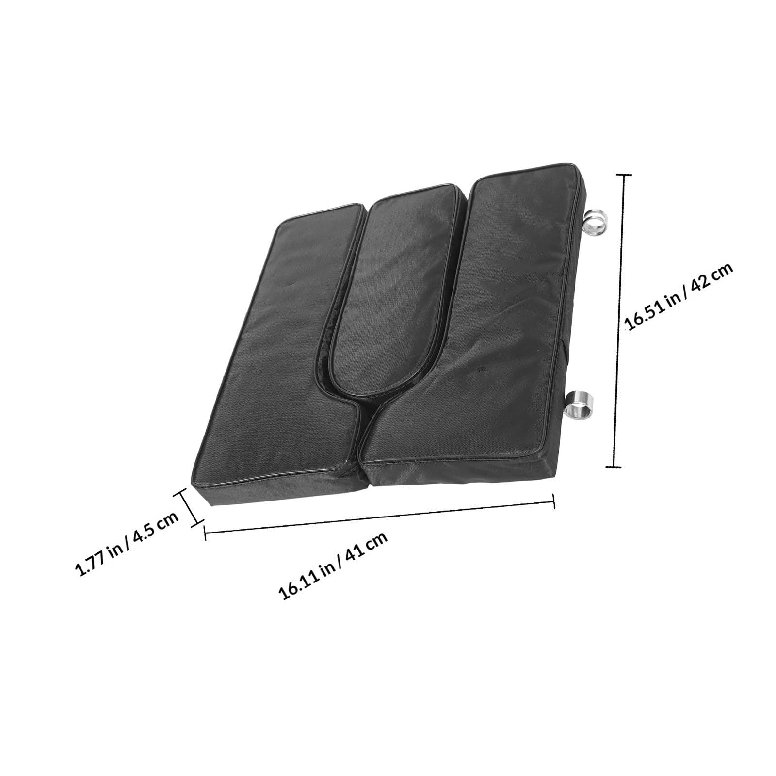 SOLUSTRE Negro Cojín de Esponja para Silla de Ruedas y Cuero