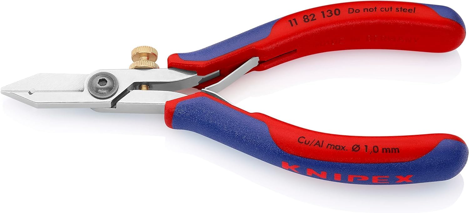 Knipex 11-82-130 Electronic Wire Stripping Shears 130mm