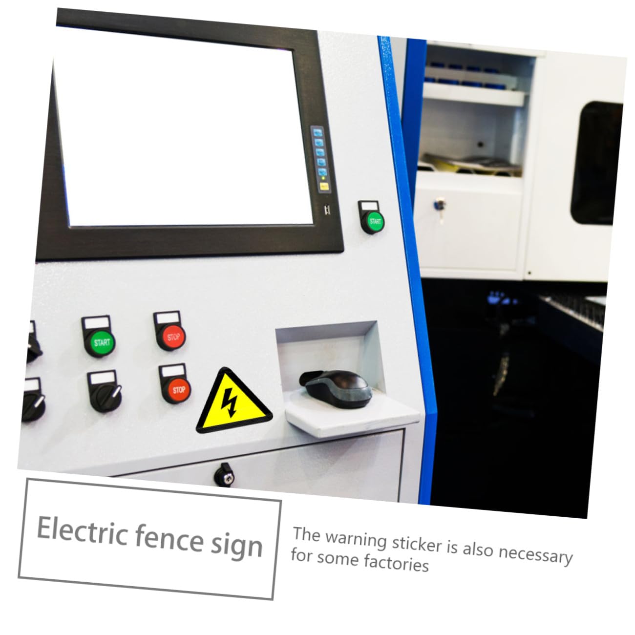 GALPADA Autocollants D'avertissement Haute Tension Jaune Lot de 25 en Adhésif Signalisation de Sécurité pour Équipement et Boîte Électrique pour Garage et École