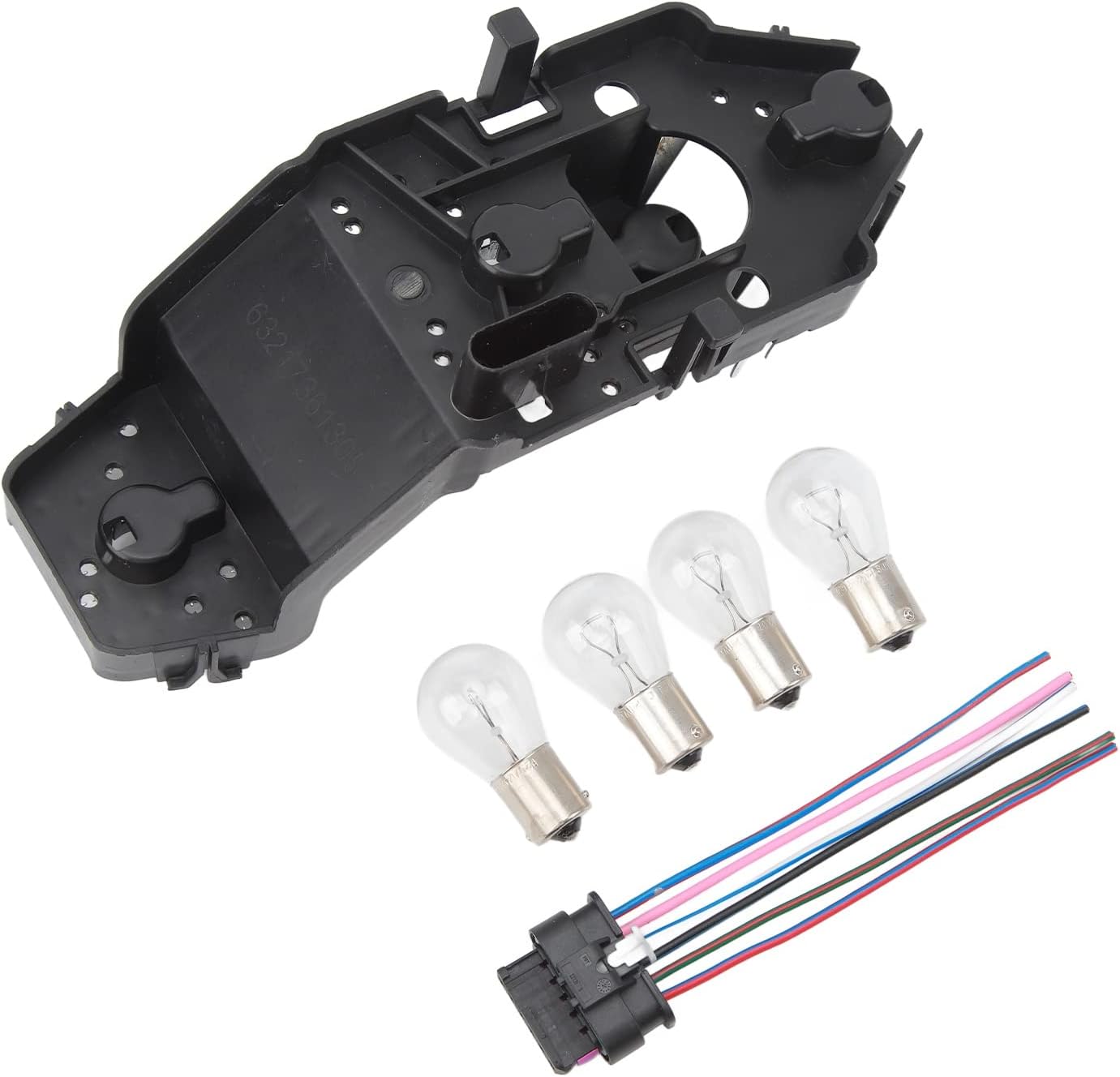 Taillight Bulb Socket Tail Light Socket Wire Plug Set Fit 6321736135 for F55 F56 F57 Left Right Taillight Tail Light Socket And Wire